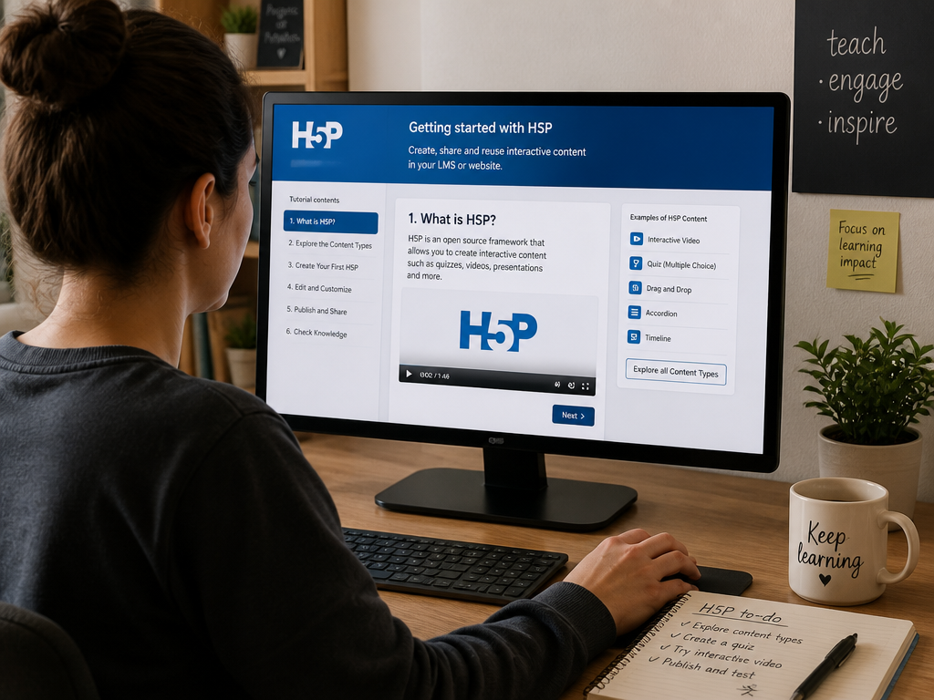Create Interactive Online Learning with H5P